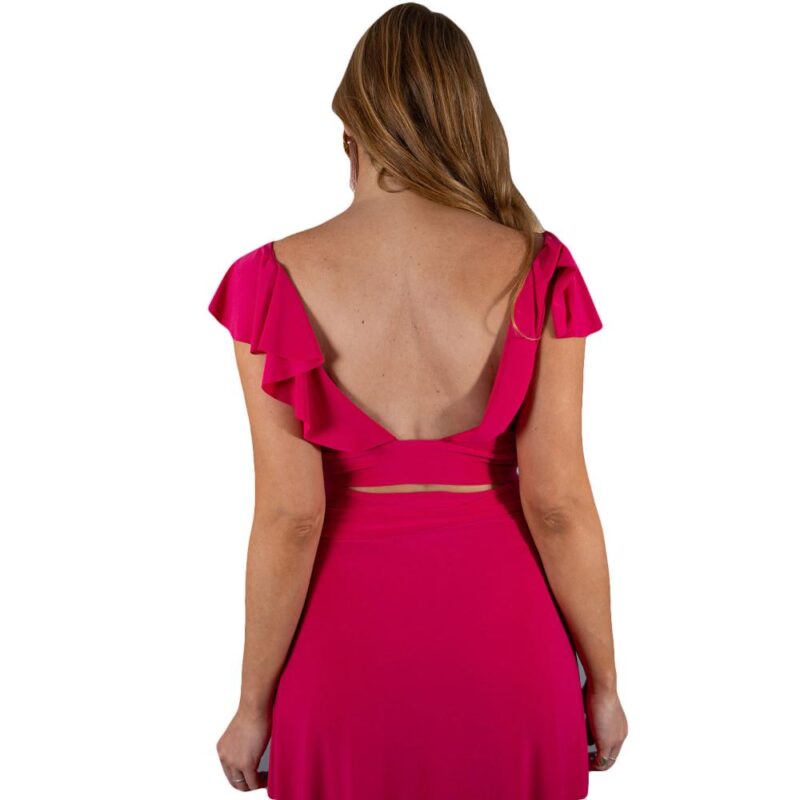 Peto Marken Fucsia Lycra Vuelo Grande Maria Paskaro