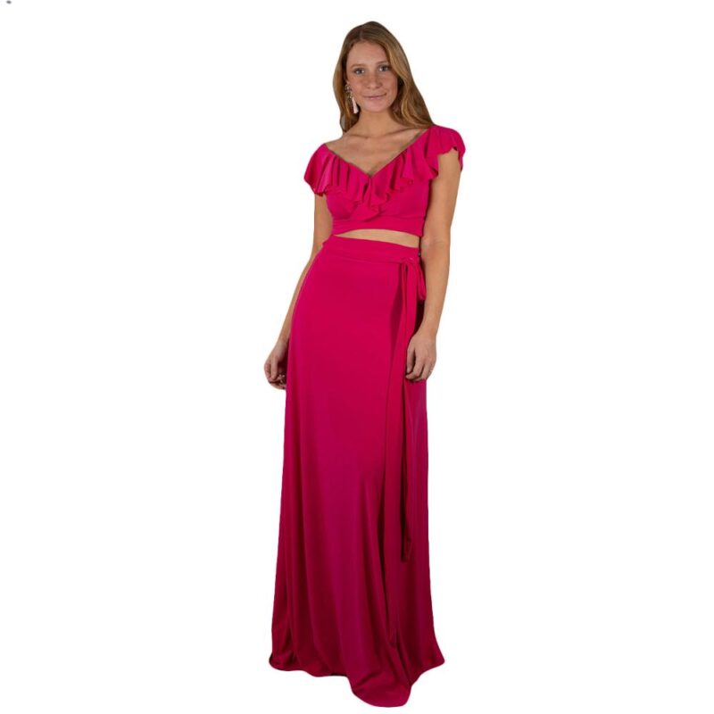 Peto Marken Fucsia Lycra Vuelo Grande Maria Paskaro