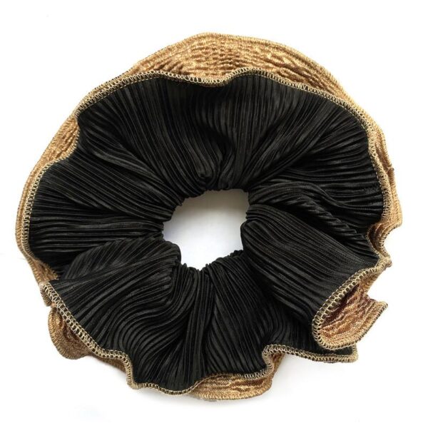Scrunchie Tulipan Duo Dorado Maria Paskaro - Imagen 2