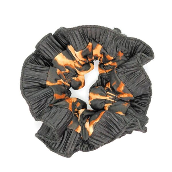 Scrunchie Begonia M Animal Negro Maria Paskaro - Imagen 2