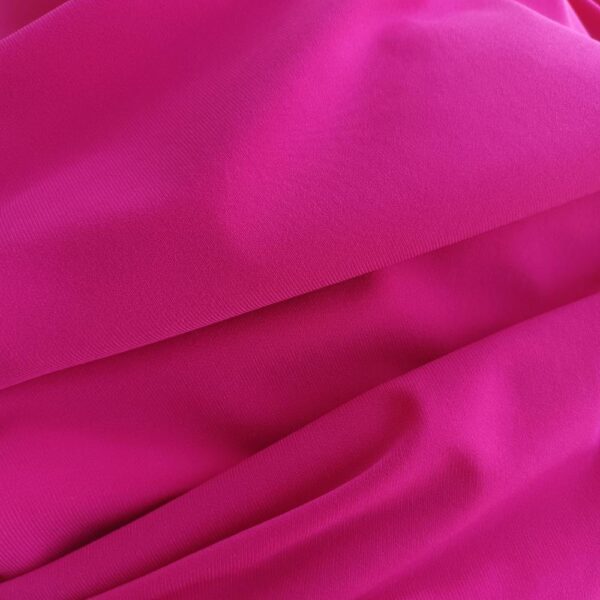 Vestido Largo Algarve Fucsia Lycra Dupont Maria Paskaro - Imagen 4