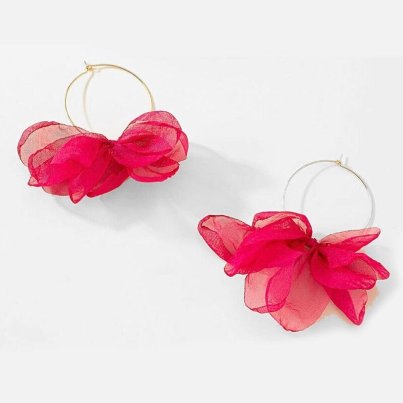Aros Orquidea Rojo María Paskaro