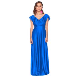 Vestido Largo Marken Calypso Lycra Dupont Maria Paskaro