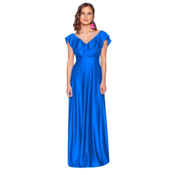 Vestido Largo Marken Calypso Lycra Dupont Maria Paskaro