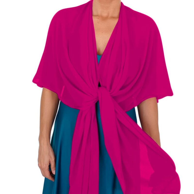 Tapado Capa Multiforma Catania Magenta Gasa Maria Paskaro