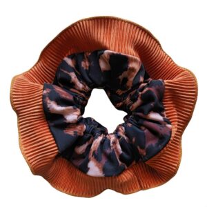 Scrunchie Begonia M Animal Camel Plisado Maria Paskaro