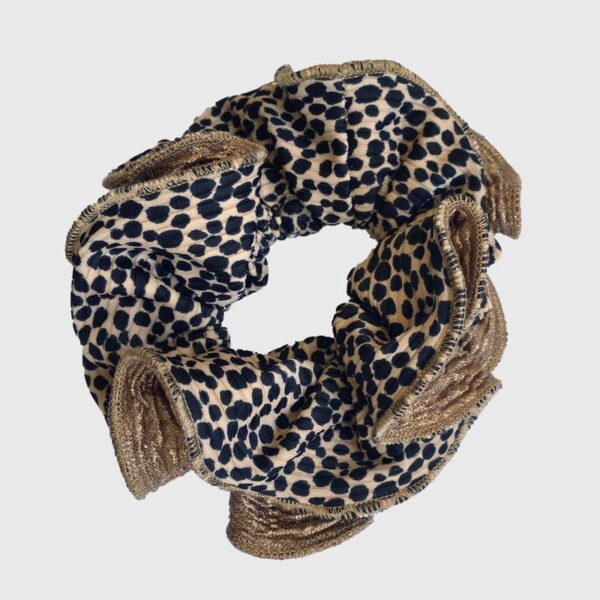Scrunchie Tulipan M Chita Dorado Maria Paskaro