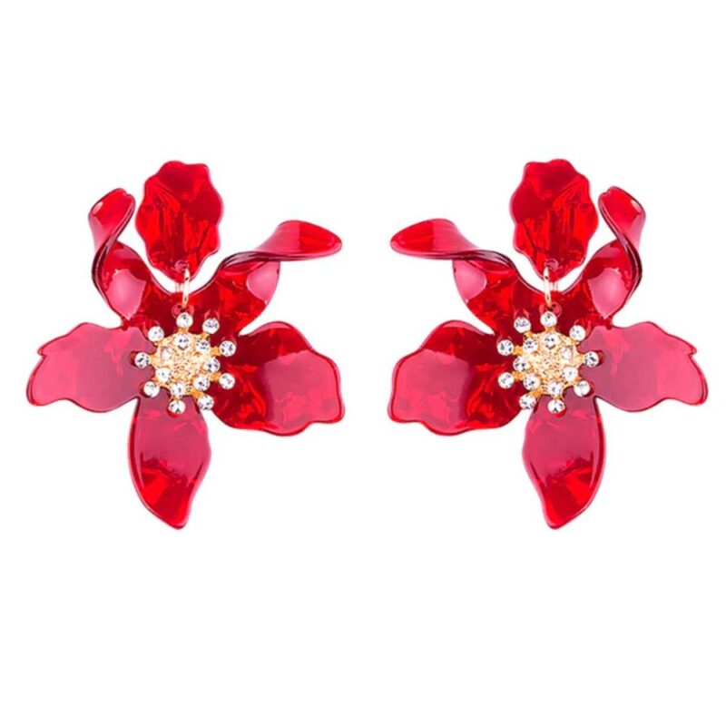 Aros Amapola Rojo María Paskaro