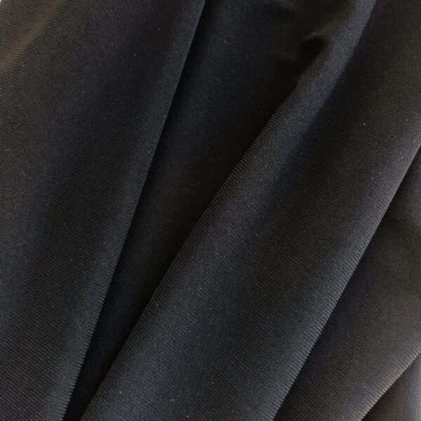 Vestido Largo Paris Negro Lycra Lazo Maria Paskaro - Imagen 4