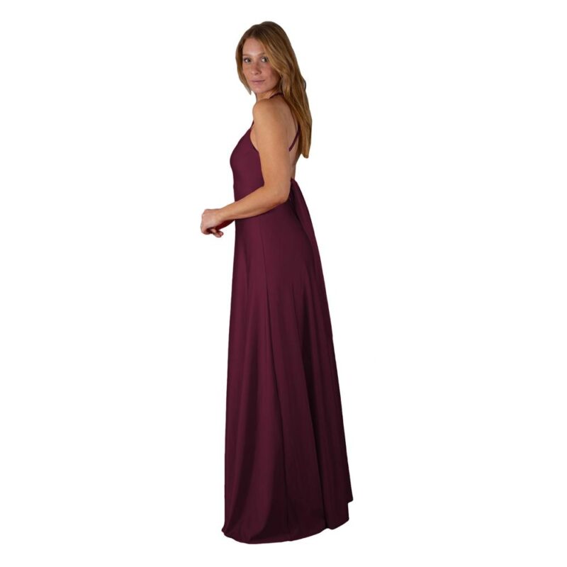 Vestido Largo Paris Cherry Dupont Lazo Maria Paskaro