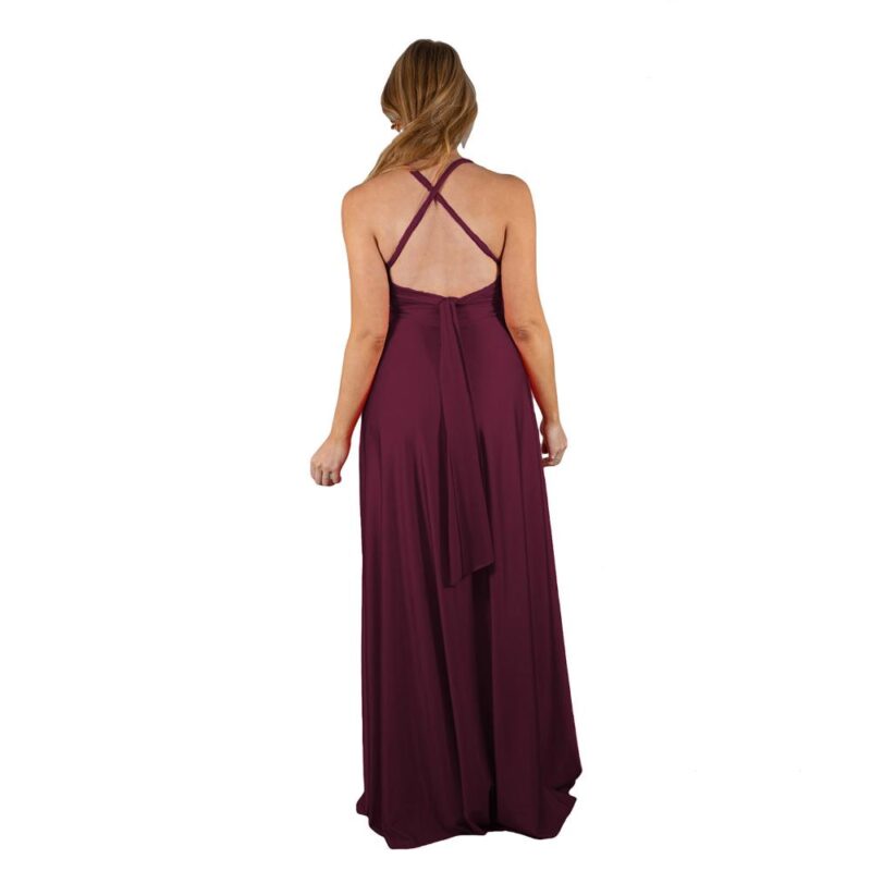 Vestido Largo Paris Cherry Dupont Lazo Maria Paskaro