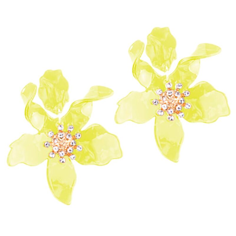 Aros Amapola Amarillo María Paskaro