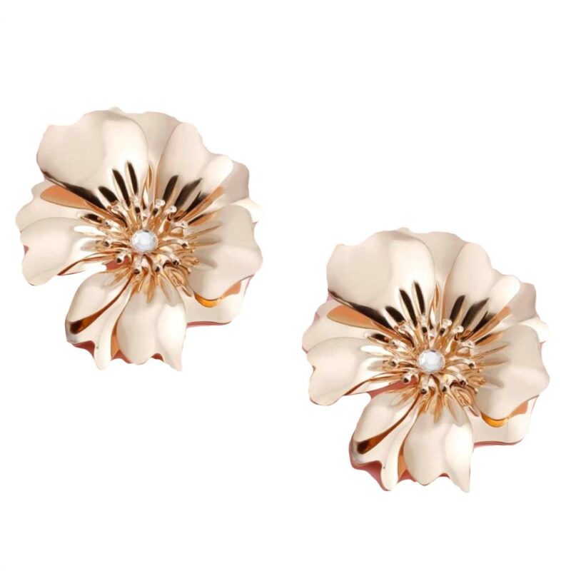 Aros Clavel Dorado María Paskaro