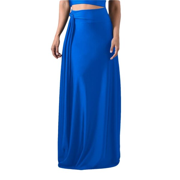 Falda Larga Veracruz Calypso Lycra Dupont Maria Paskaro