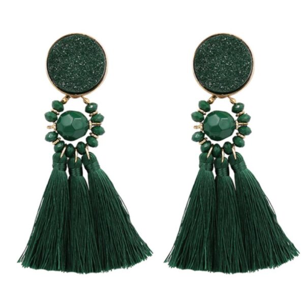 Aros Itata Verde Fleco Maria Paskaro - Imagen 2