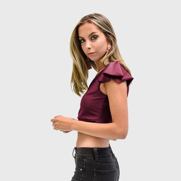 Peto Lima Cherry Lycra Maria Paskaro - Imagen 2