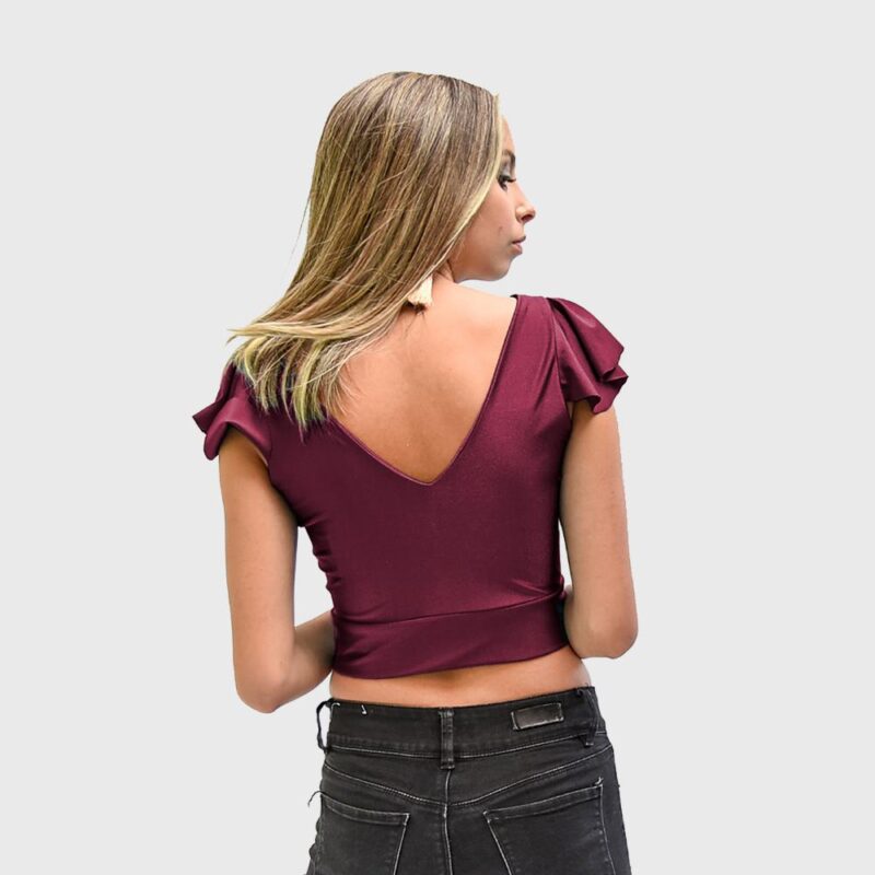 Peto Lima Cherry Lycra Maria Paskaro
