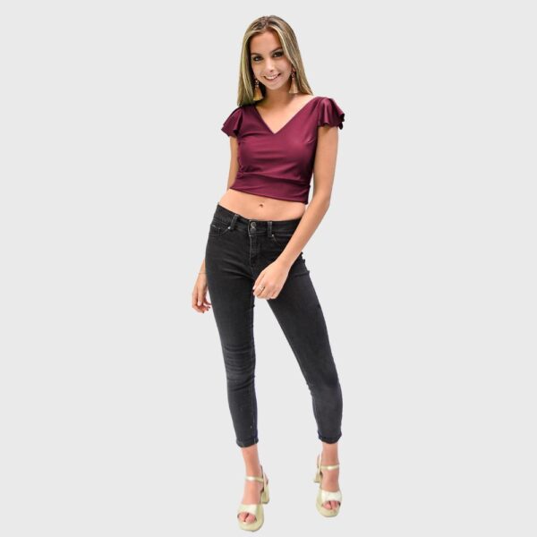 Peto Lima Cherry Lycra Maria Paskaro - Imagen 4