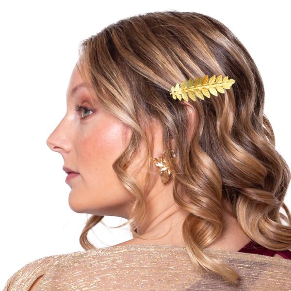 Accesorio Peinado Adda Laurel Dorado María Paskaro - Imagen 5