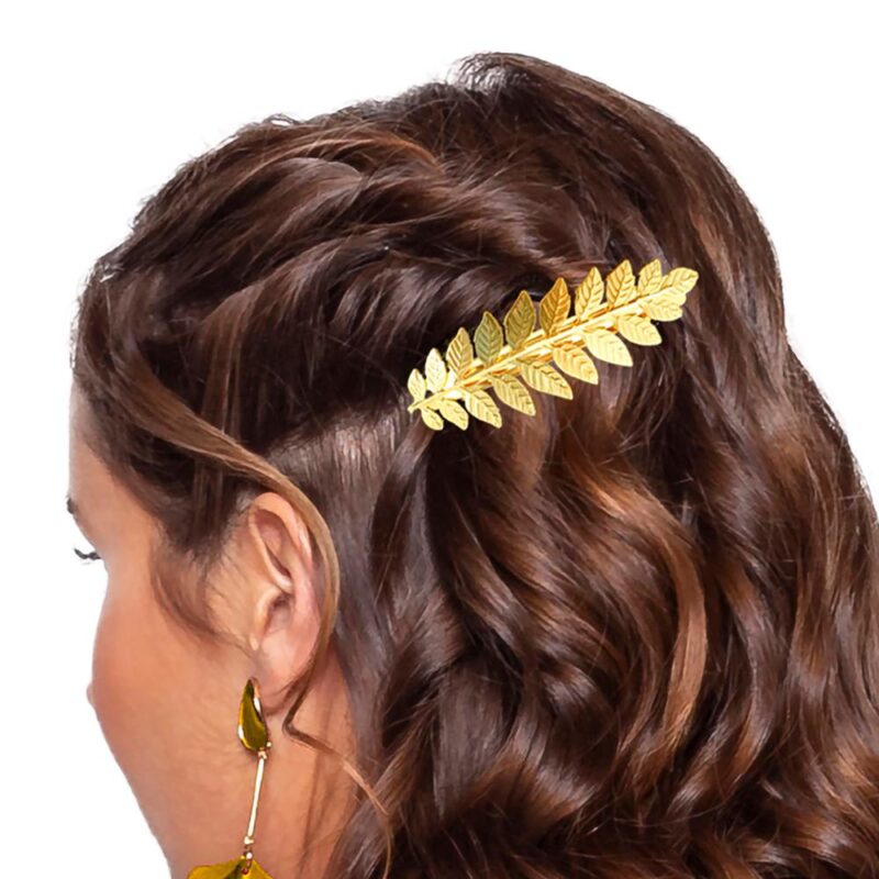 Accesorio Peinado Adda Laurel Dorado María Paskaro