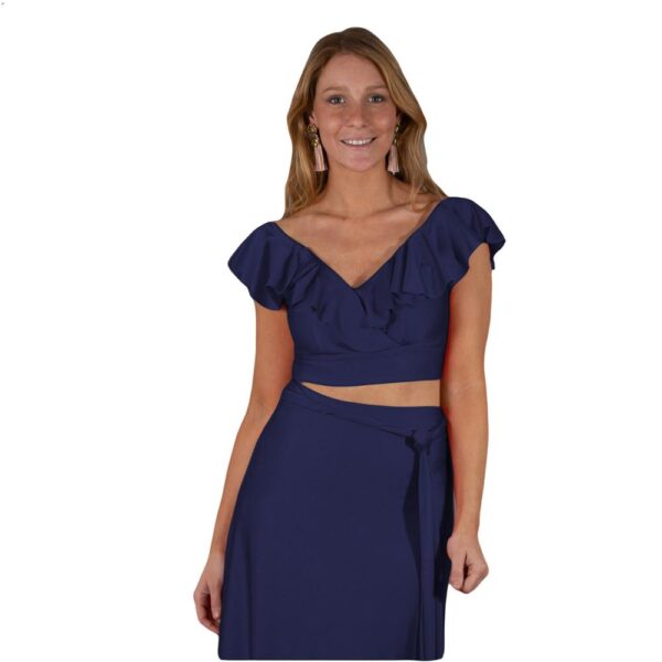 Peto Marken Azul Marino Lycra Dupont Vuelo Grande Maria Paskaro