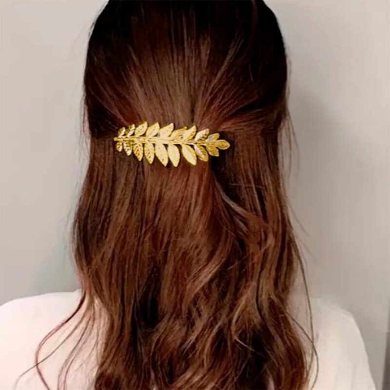 Accesorio Peinado Adda Laurel Dorado María Paskaro