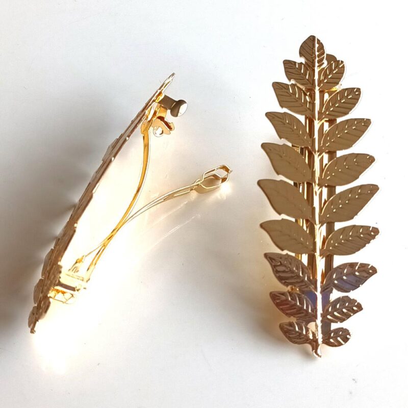 Accesorio Peinado Adda Laurel Dorado María Paskaro