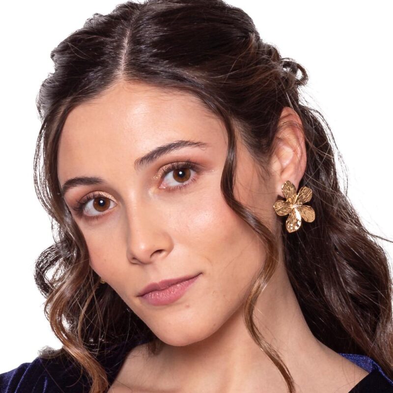 Aros Jasmin Dorado María Paskaro
