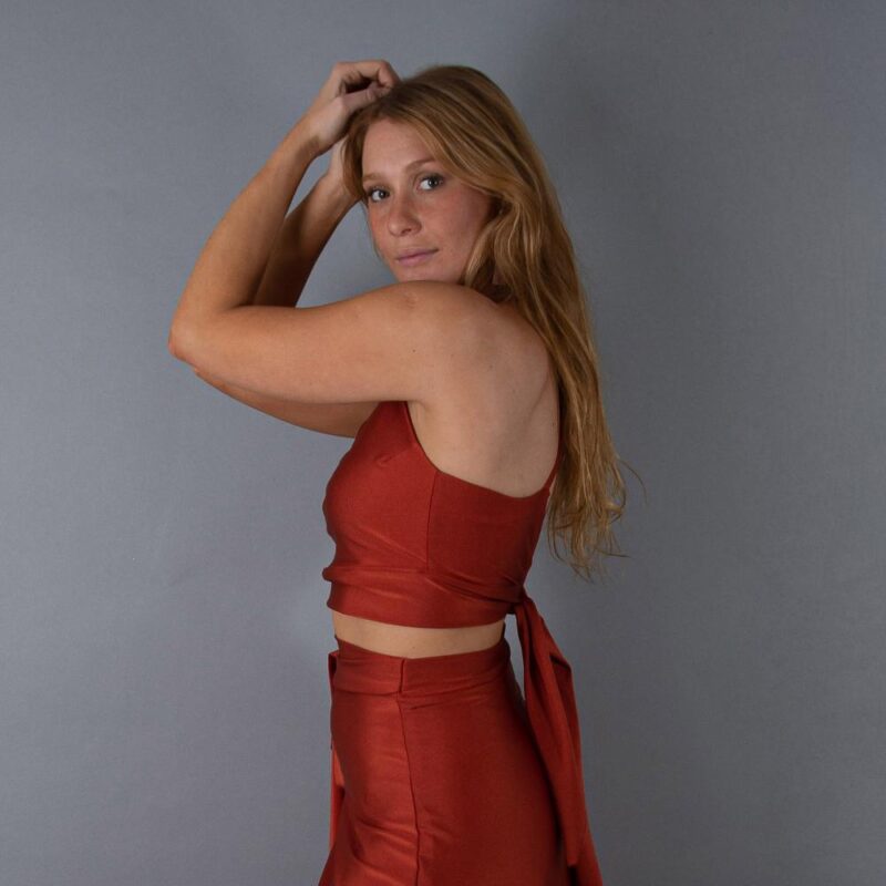 Peto Paris Terracota Lycra Dupont Maria Paskaro