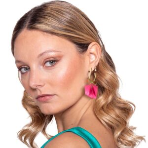 Aros Petorca Fucsia María Paskaro