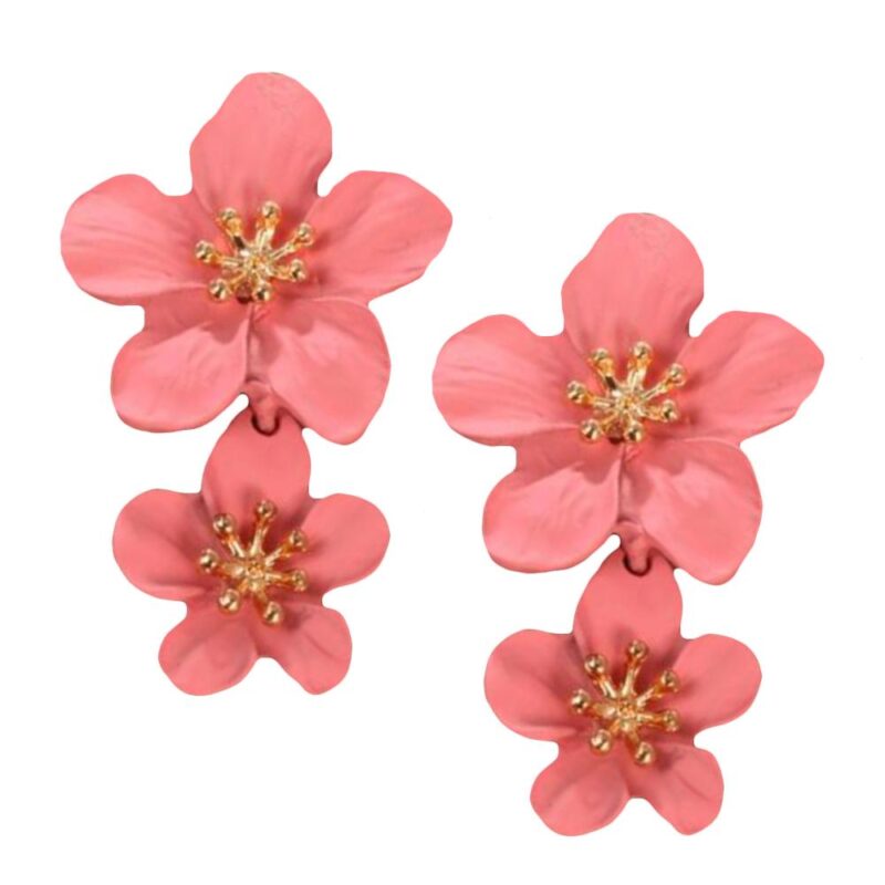 Aros Petunia 2 Flores Coral Maria Paskaro