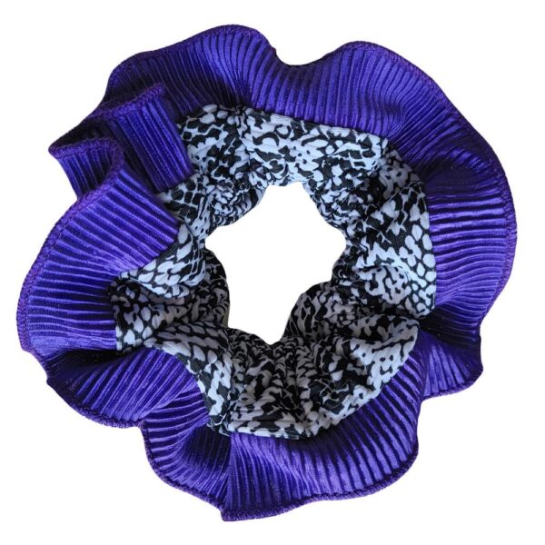 Scrunchie Collet Begonia M Piton Morado Maria Paskaro
