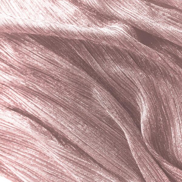 Tapado Kimono Largo Verona Rosado Transparente  Metalizado Maria Paskaro - Imagen 4