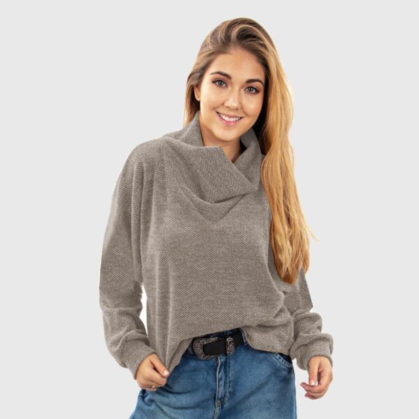 Chaleco Cali Beige Maria Paskaro