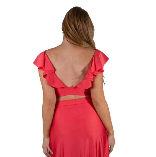 Peto Marken Coral Lycra Dupont Vuelo Grande Maria Paskaro - Imagen 3