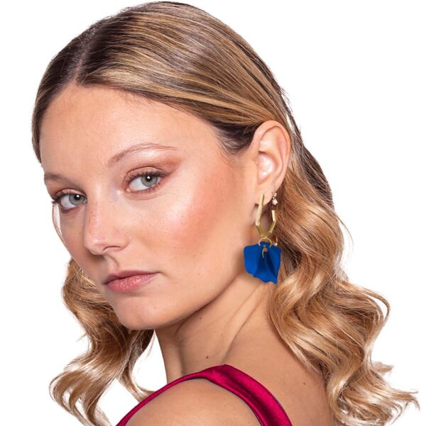Aros Petorca Azul María Paskaro
