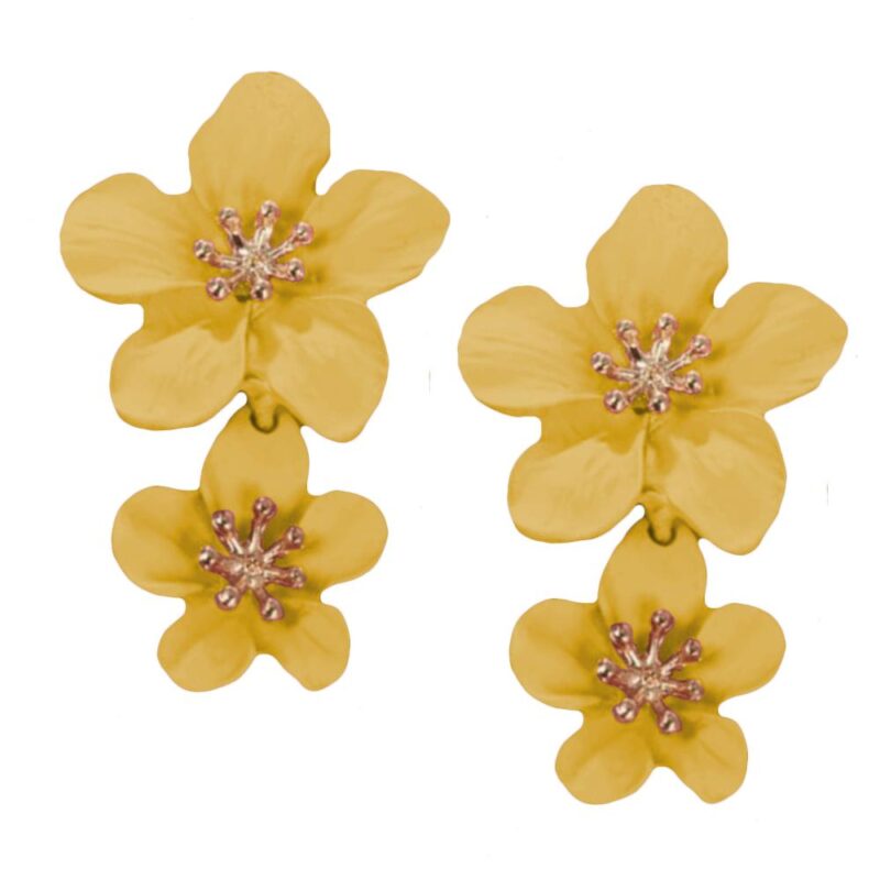Aros Petunia 2 Flores Amarillo Maria Paskaro