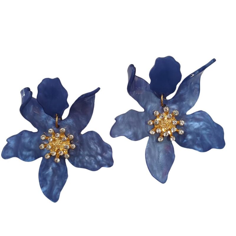 Aros Amapola Azul María Paskaro