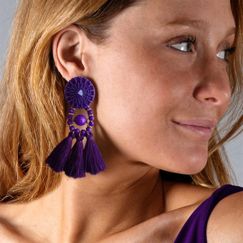 Aros Amazonas Morado Fleco Maria Paskaro