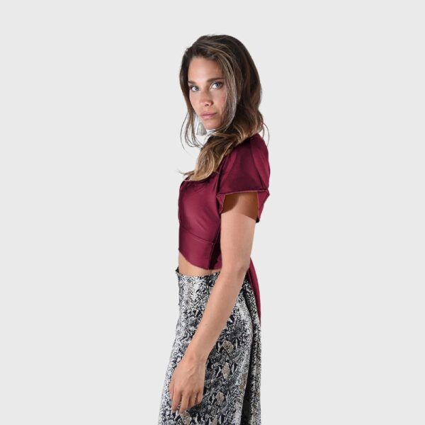 Peto Roma Cherry Lycra Maria Paskaro - Imagen 4