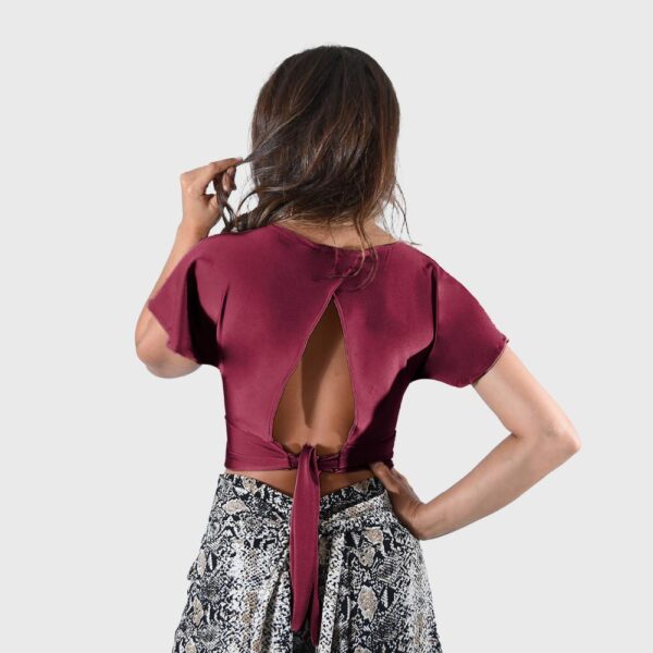 Peto Roma Cherry Lycra Maria Paskaro - Imagen 5