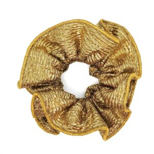 Scrunchie Collet Camelia M Oro Maria Paskaro