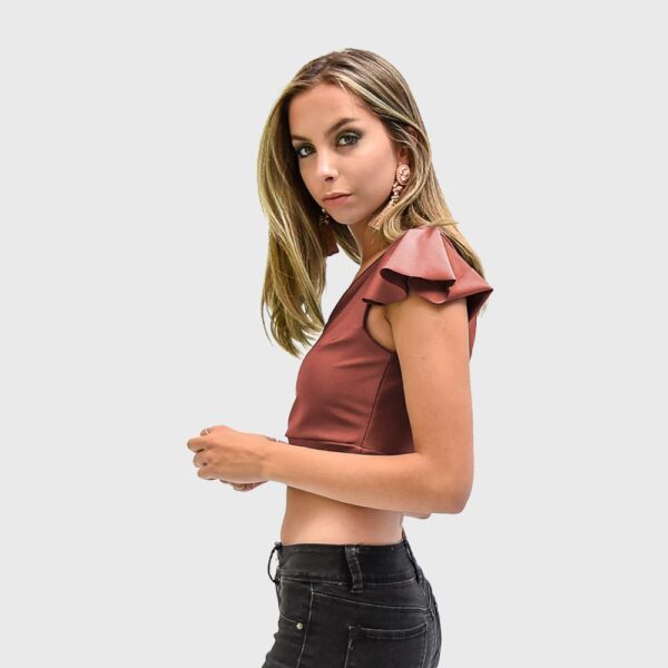 Peto Lima Rose Gold Lycra Maria Paskaro - Imagen 2