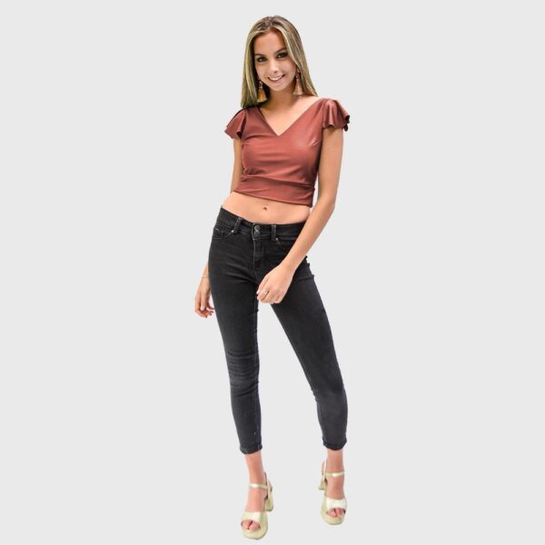 Peto Lima Rose Gold Lycra Maria Paskaro - Imagen 4
