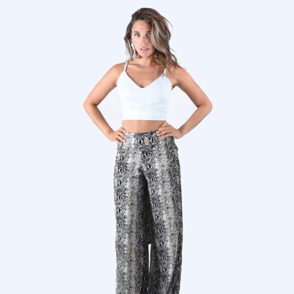 Peto Paris Blanco Jaspeado Plata Lycra Con Lazo Espalda Maria Paskaro - Imagen 2