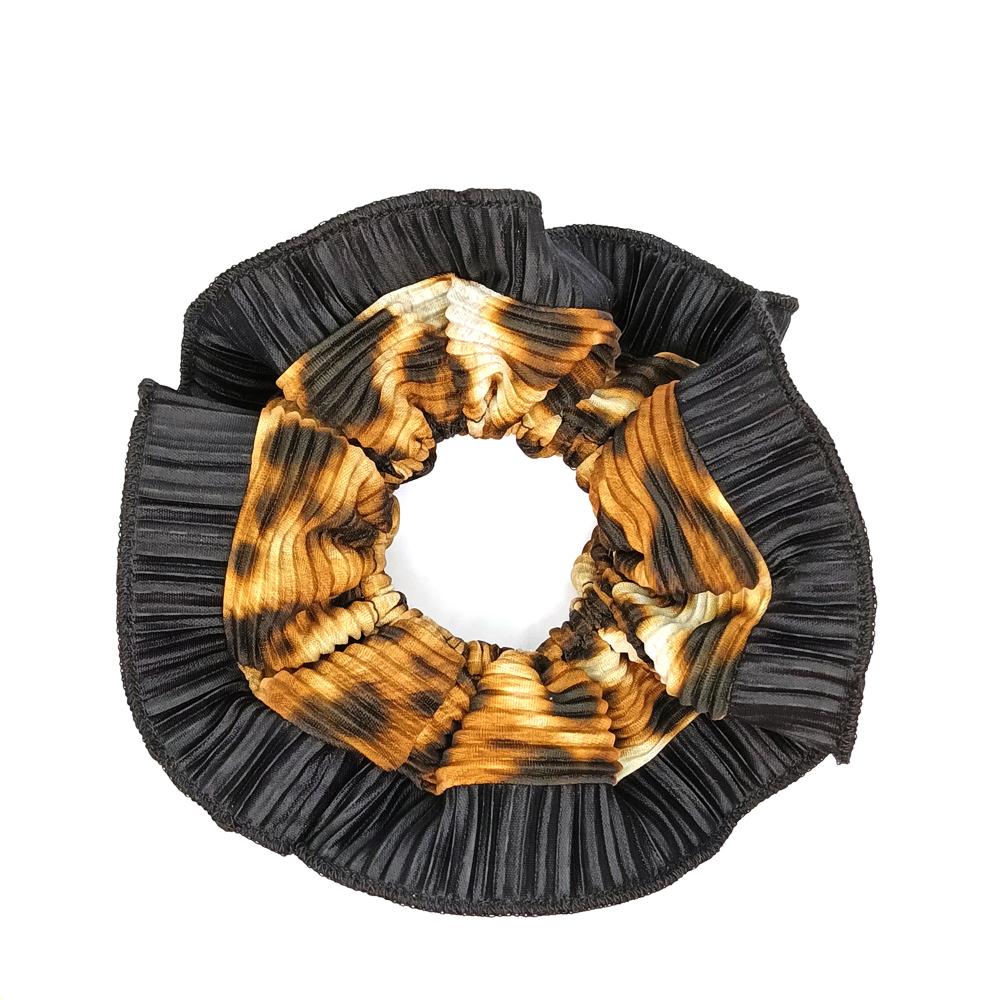 Scrunchie Begonia XL Animal Negro Maria Paskaro