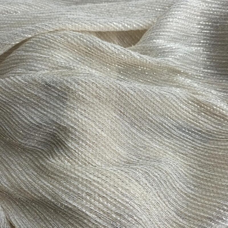 Tapado Kimono Largo Santini Blanco Invierno Transparente Maria Paskaro