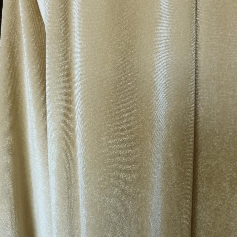 Tapado Kimono Corto Dublin Beige Terciopelo Maria Paskaro