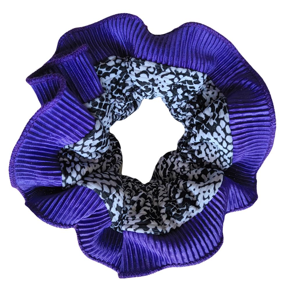 Scrunchie Collet Begonia M Piton Morado Maria Paskaro