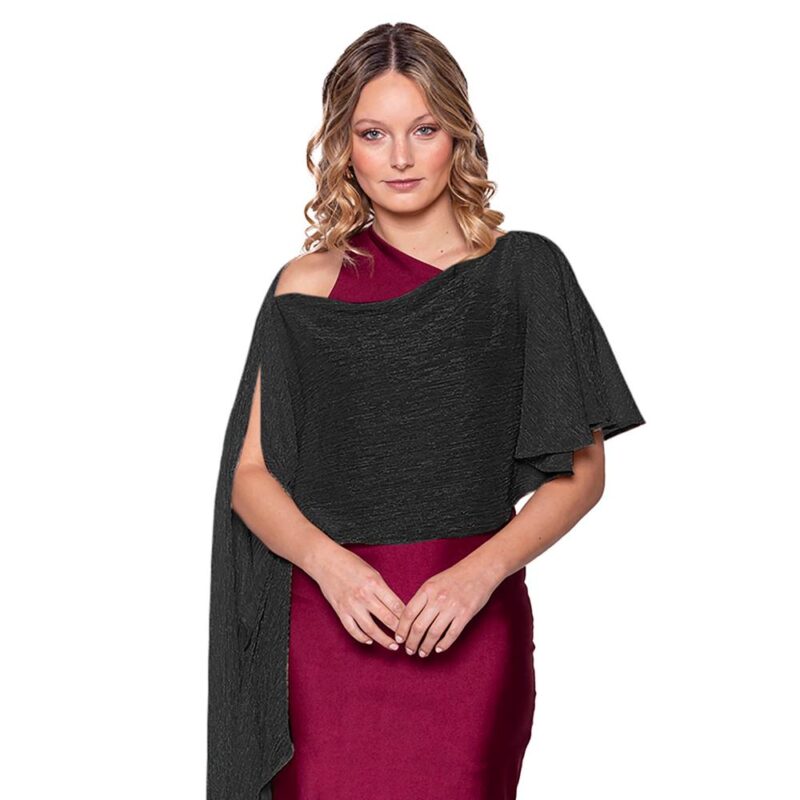 Tapado Capa Multiforma Catania Negro Transparente Maria Paskaro